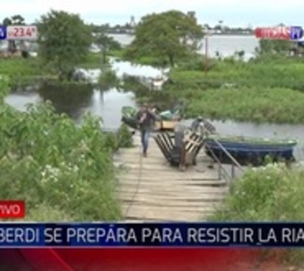 Alberdeños optimistas ante incesante avance del río - Paraguay.com