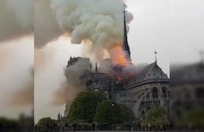 Donald Trump se ganó el odio del mundo por tuit sobre el incendio de Notre Dame - C9N