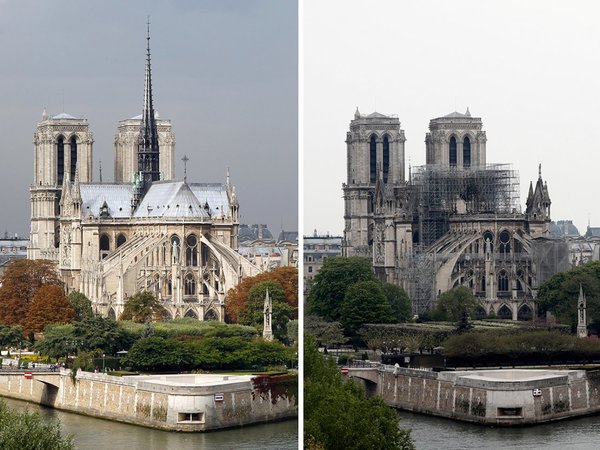 Lo que se salvó y lo que se destruyó tras incendio de Notre Dame