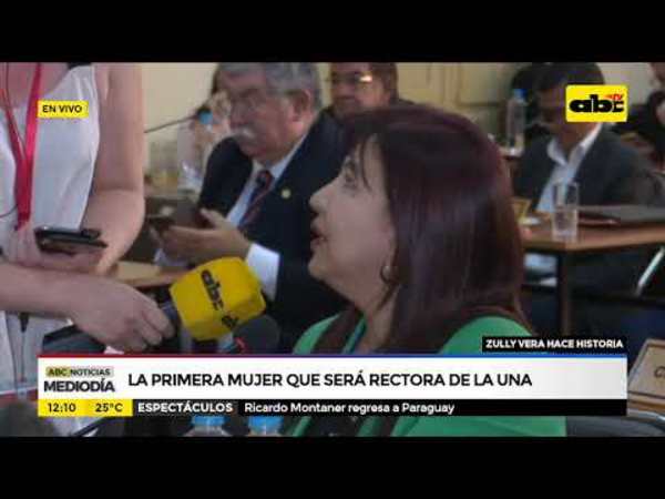 La primera mujer que será rectora de la UNA - Tv - ABC Color