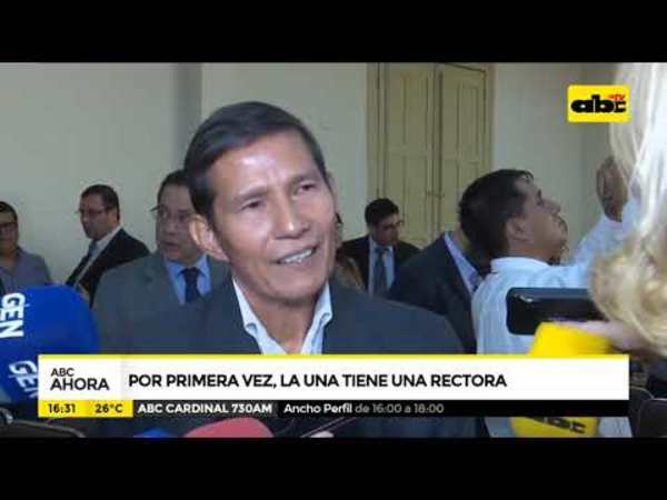 Por primera vez, la UNA tiene una rectora - Tv - ABC Color