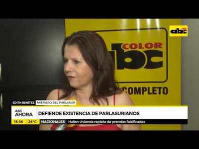 Defiende existencia de parlasurianos - Tv - ABC Color