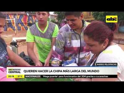 Quieren hacer la chipa más larga del mundo - Tv - ABC Color