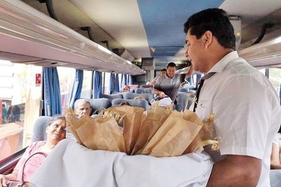 Inte de Coronel Bogado repartió muchas chipas