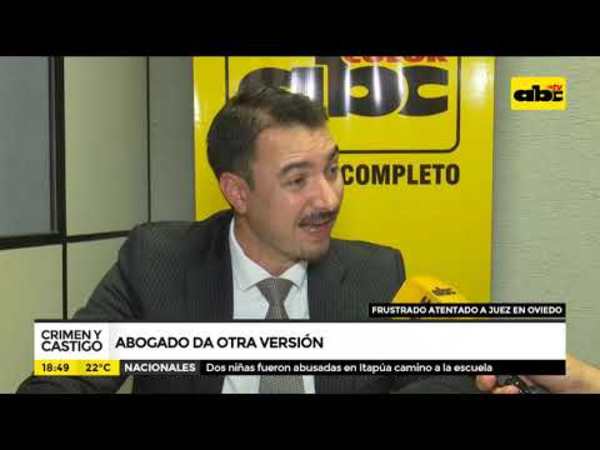 Otra versión de frustrado atentado a juez - Tv - ABC Color