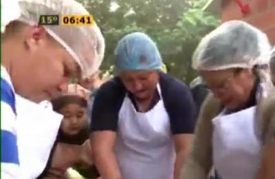 Vecinos de Ñemby prepararán 30 kilos de chipa - C9N