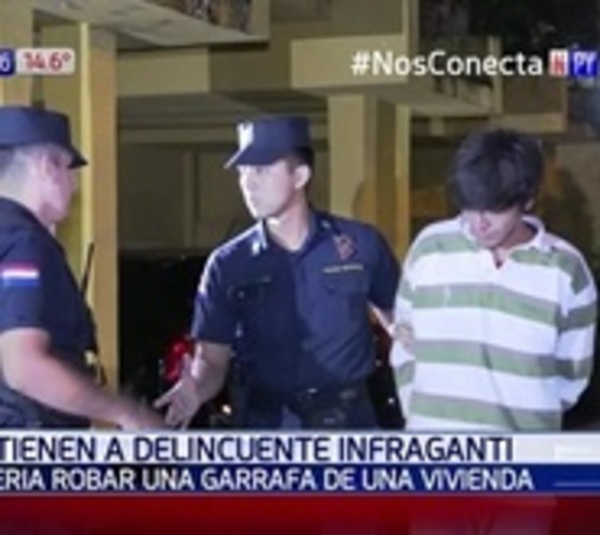 Ingresó a la casa de su excompañera de escuela para robar una garrafa - Paraguay.com