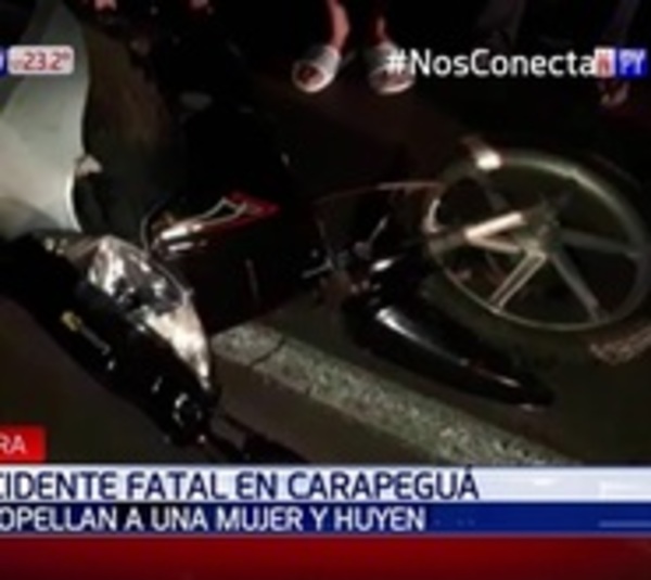 Mujer fallece atropellada y responsable huye del lugar - Paraguay.com