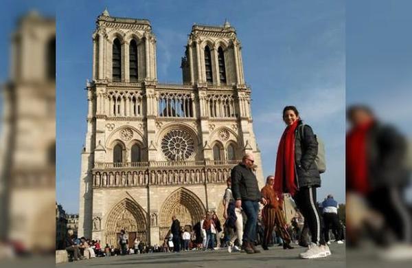 Periodista argentina tomó las últimas fotos del interior de la catedral de Notre Dame antes del incendio - C9N