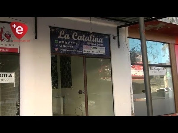 A POCOS DÍAS DE SU HABILITACIÓN, VACÍAN LOCAL EN PLENO CENTRO DE ENCARNACIÓN