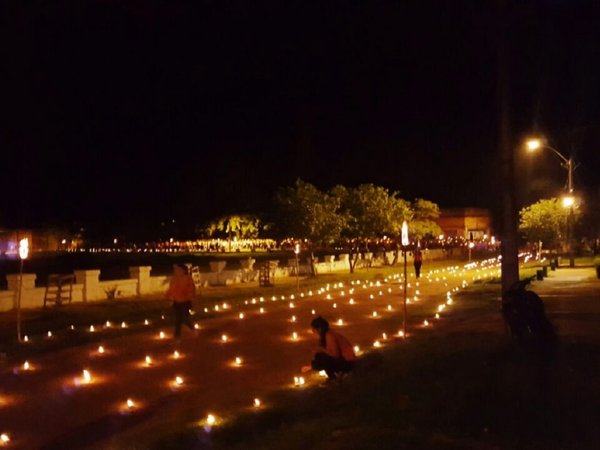 Camino de luces emerge como atractivo en Concepción | Paraguay en Noticias