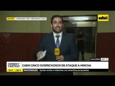 El juicio y castigo a Jesús - Caen 5 sospechosos de ataque a hincha - Tv - ABC Color