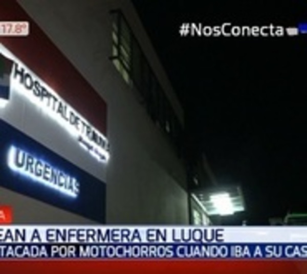 Luque: Motochorros balean a enfermera - Paraguay.com