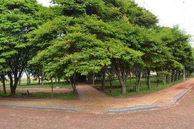 Inauguran mejoras en plaza del distrito de Santa Rita - ADN Paraguayo