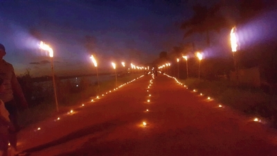 Camino de luces emerge como atractivo en Concepción