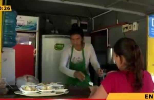 Kiosko solidario en el barrio Jara - C9N