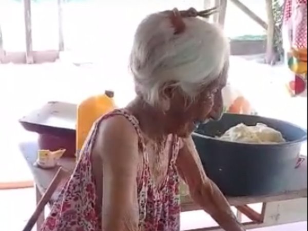 Ña Luchita, la abuelita de 105 años, que se hizo viral