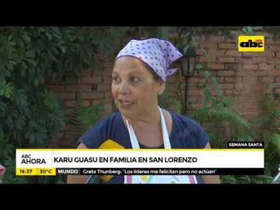 Karú Guasú en familia en San Lorenzo - Tv - ABC Color
