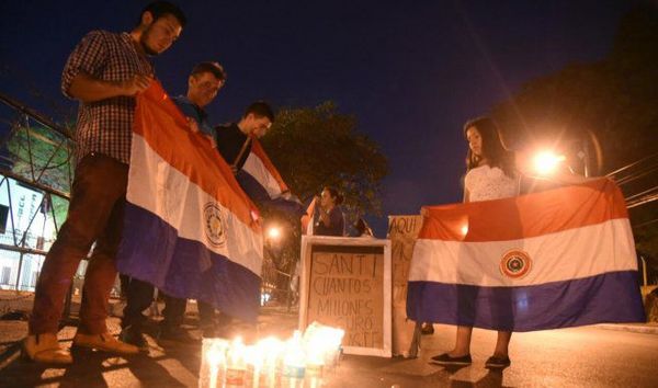Eusebio Ayala sigue bloqueada a pesar de poca presencia de manifestantes | Paraguay en Noticias 