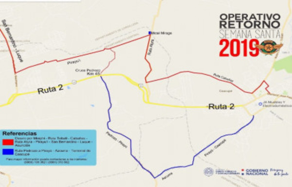 Operativo retorno: desvíos en principales rutas - Radio 1000 AM