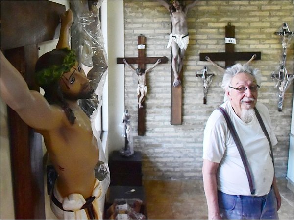 La destreza de dar forma al rostro de Dios y  los santos