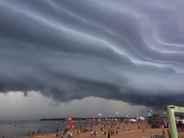 Emiten alerta de tormenta para 5 departamentos