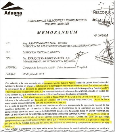 Puertos informó a Aduanas recién 6 meses después de concretar despojo - Edicion Impresa - ABC Color