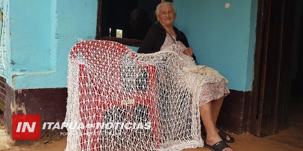 LA REINA DEL CROCHET TIENE 97 AÑOS Y VIVE EN JUKYRAI- GRAL ARTIGAS.