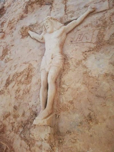 SAN COSME: LA IMAGEN DE CRISTO EN ARENA FUE LA ATRACCIÓN DE VIERNES SANTO