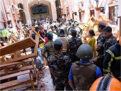 Gobierno de Sri Lanka cree que habría al menos 27 extranjeros muertos