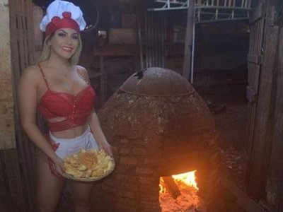 Hizo chipa en tanga y le bajaron la caña