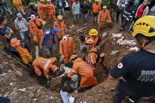 Unos 17 muertos y 13 desaparecidos por deslave en suroeste de Colombia | Paraguay en Noticias