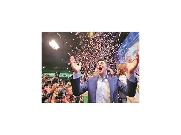 Comediante Zelenski electo como nuevo presidente de Ucrania