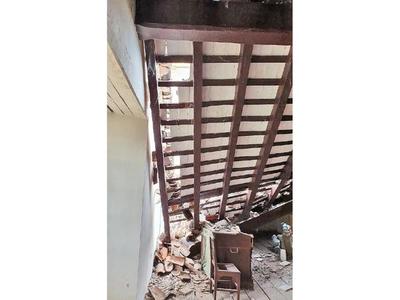 Se vino abajo parte del techo de la parroquia de Paraguarí