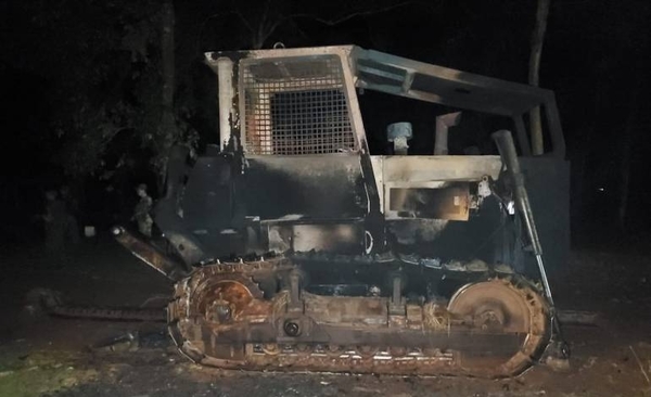 Queman maquinarias agrícolas en área de influencia del EPP | Paraguay en Noticias