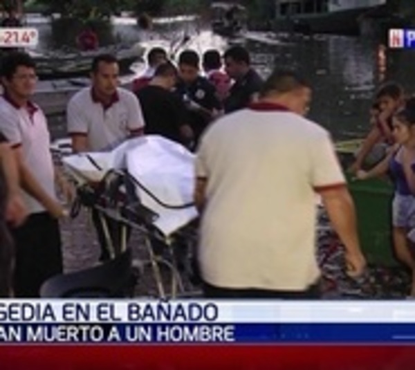 Falleció ahogado en zona inundada del Bañado Tacumbú - Paraguay.com