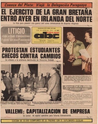 22 de abril de 1969 - Un Dia Como Hoy - ABC Color
