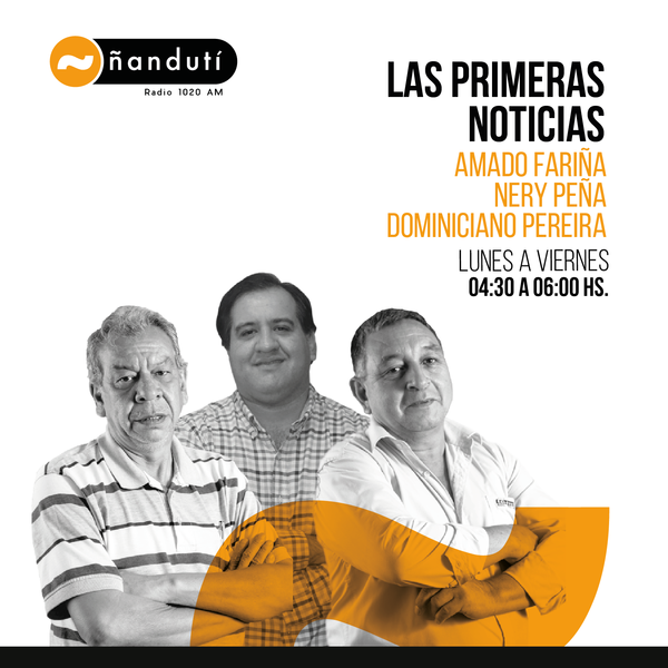 Las primeras noticias con Amado Farina, Nery Peña y Domiciano Pereira » Ñanduti