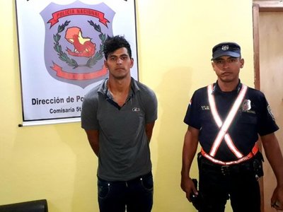 Le sorprendieron cuando intentaba robar una moto - ADN Paraguayo