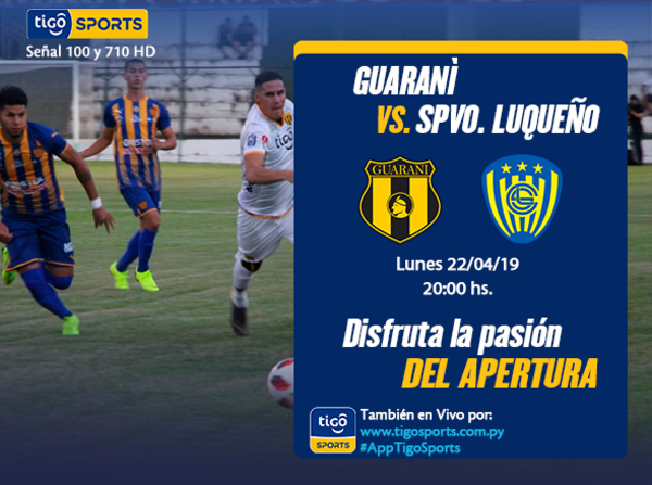 Guaraní y Luqueño se miden en juego de alto voltaje