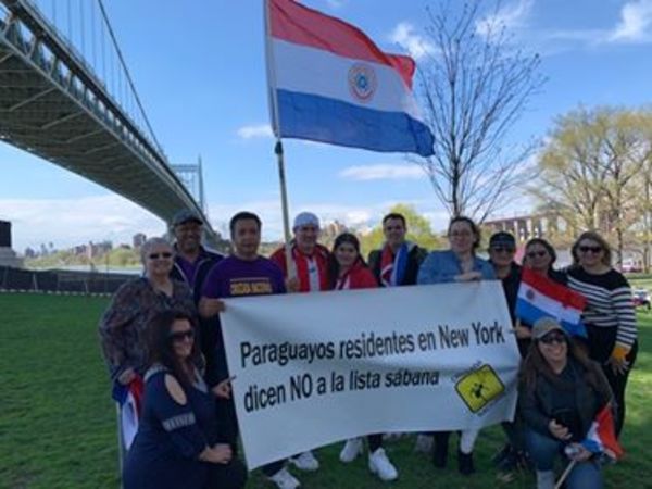 Paraguayos en el extranjero a favor de desbloqueo de listas sábana