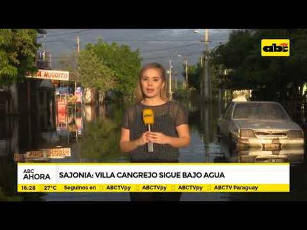 Sajonia: Villa Cangrejo sigue bajo agua - Tv - ABC Color