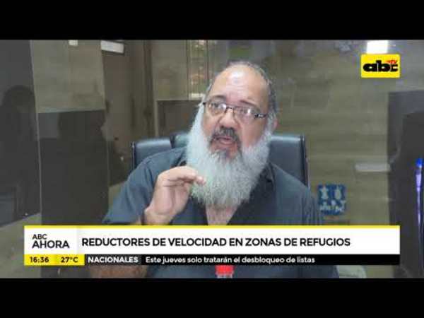 Reductores de velocidad en zona de refugios - Tv - ABC Color