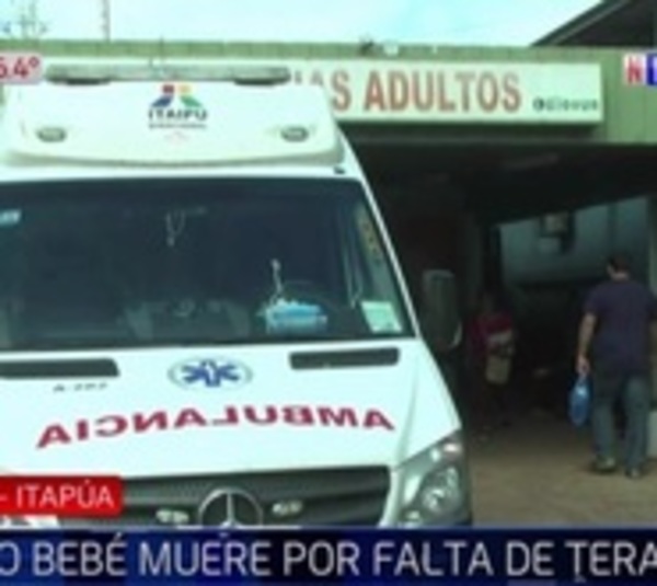 Muere bebé por falta de cama en terapia intensiva - Paraguay.com