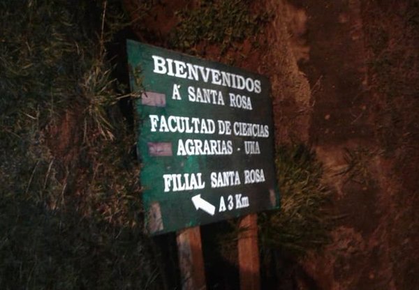 Santa Rosa: Denuncian que inadaptados destruyeron cartel de la Facultad de Ciencias Agrarias - Digital Misiones