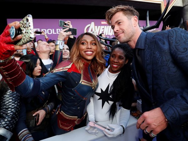 Alfombra roja de la premiere mundial de Avengers: Endgame