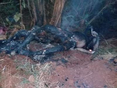 Macabro hallazgo de cadáveres incinerados