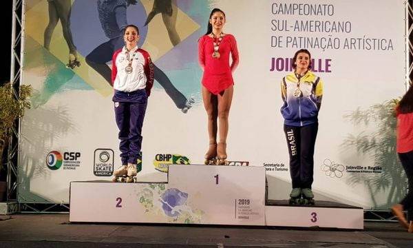 Paraguayas al podio en Sudamericano de patinaje
