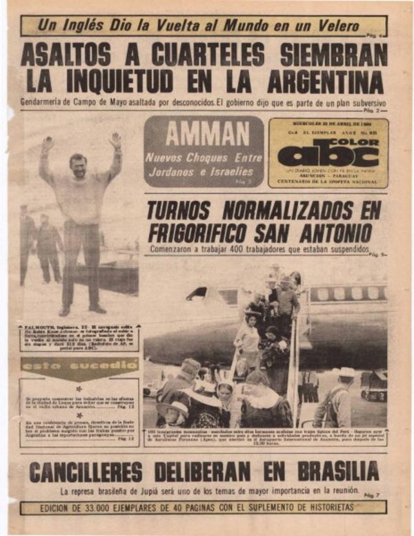 23 de abril de 1969 - Un Dia Como Hoy - ABC Color