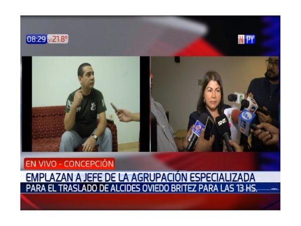 Piden trasladar sí o sí a Alcides Oviedo, líder del EPP